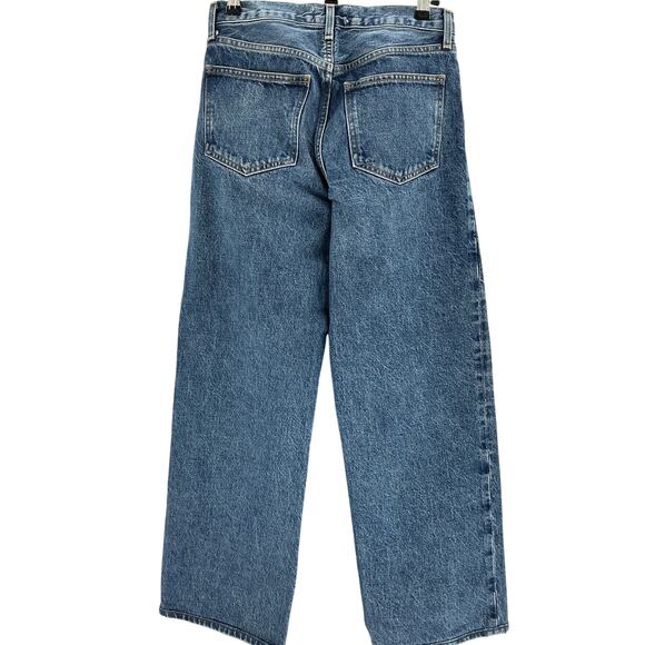 Agolde 'Fusion' Blue Cotton Denim Jean Size 23 - Picture 3 of 4